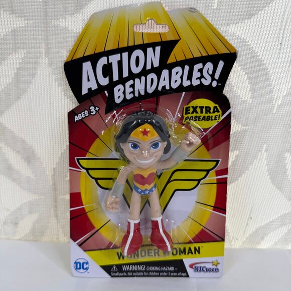 5 for $25| Action Bendables Wonder Woman Figure - Picture 2 of 5